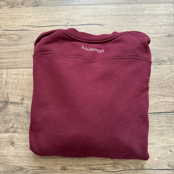 Lululemon Burgundy Red Pullover Crewneck Sweater XL Women STAINS - Picture 12 of 12
